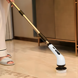 9-in-1 Cordless Electric Spin Scrubber – Efficient, Multi-Purpose Cleaning with Extendable Handle